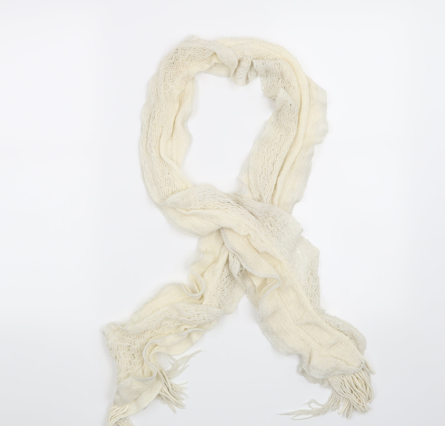 Preworn Womens Beige    Scarf