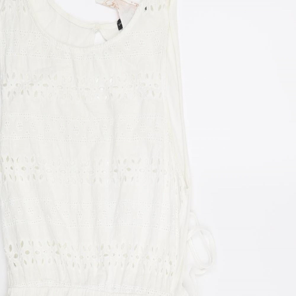 Atmosphere Womens White   T-Shirt Dress  Size 12