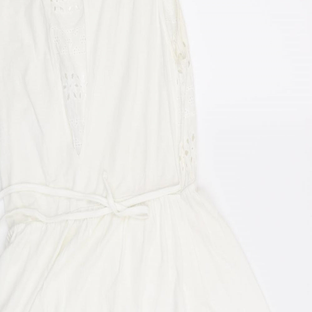 Atmosphere Womens White   T-Shirt Dress  Size 12