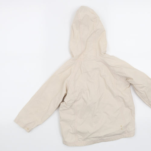 NEXT Girls Beige   Overcoat Coat Size 2-3 Years
