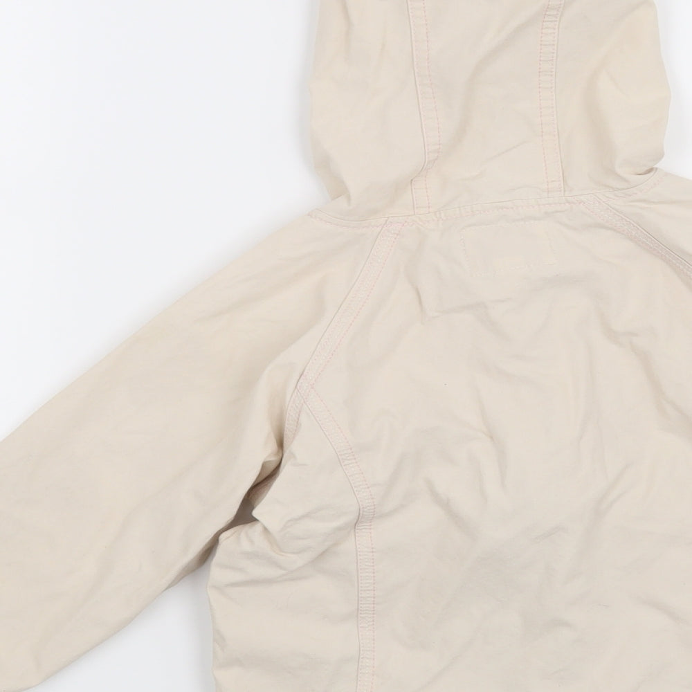 NEXT Girls Beige   Overcoat Coat Size 2-3 Years