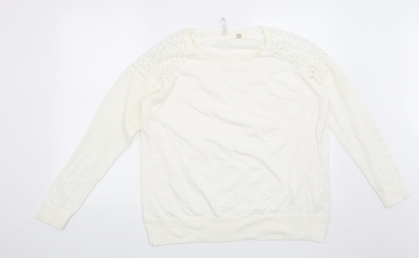 Anthology Womens Beige   Pullover Jumper Size 20