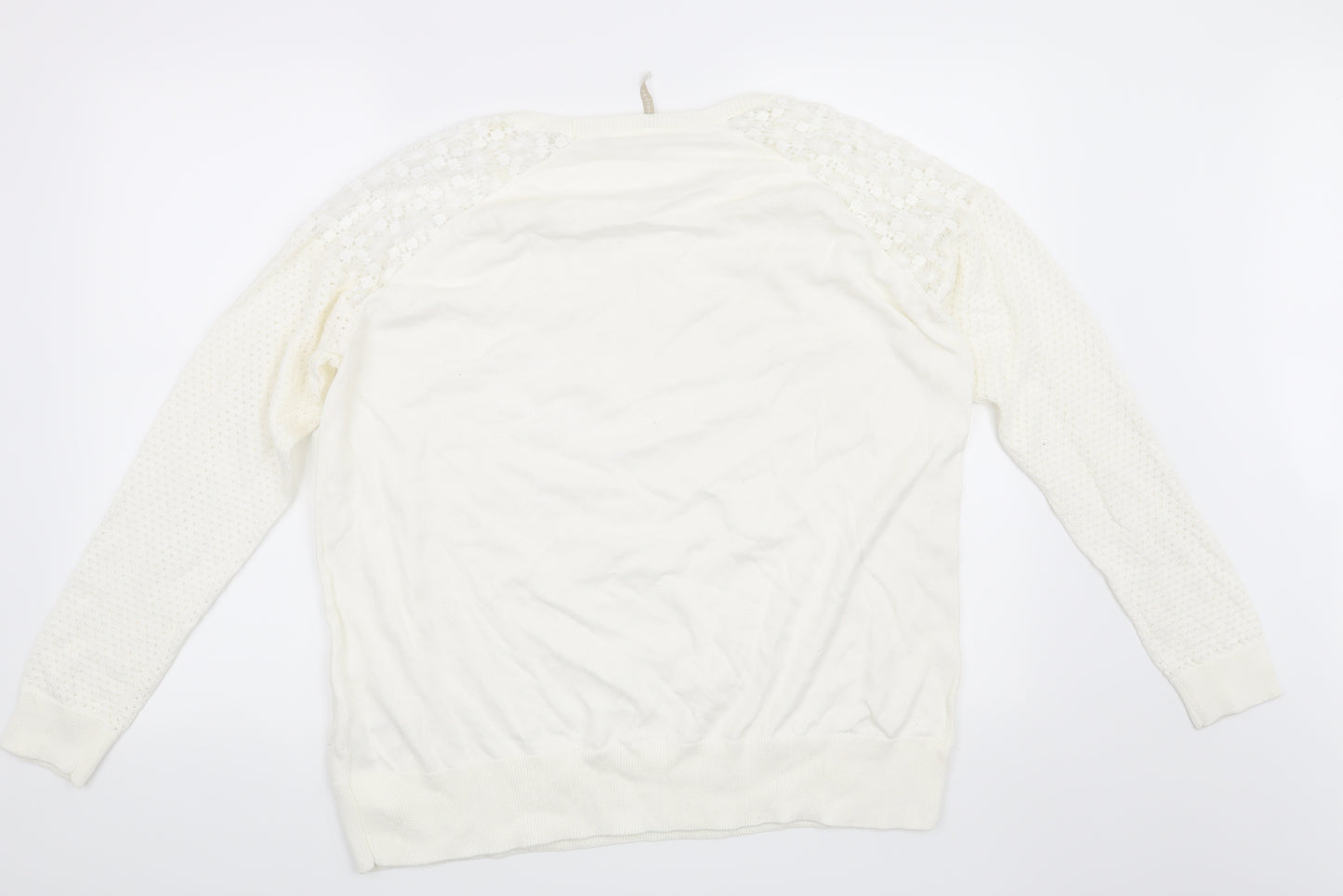 Anthology Womens Beige   Pullover Jumper Size 20