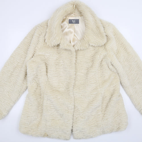 BHS Womens Beige   Overcoat Coat Size XL