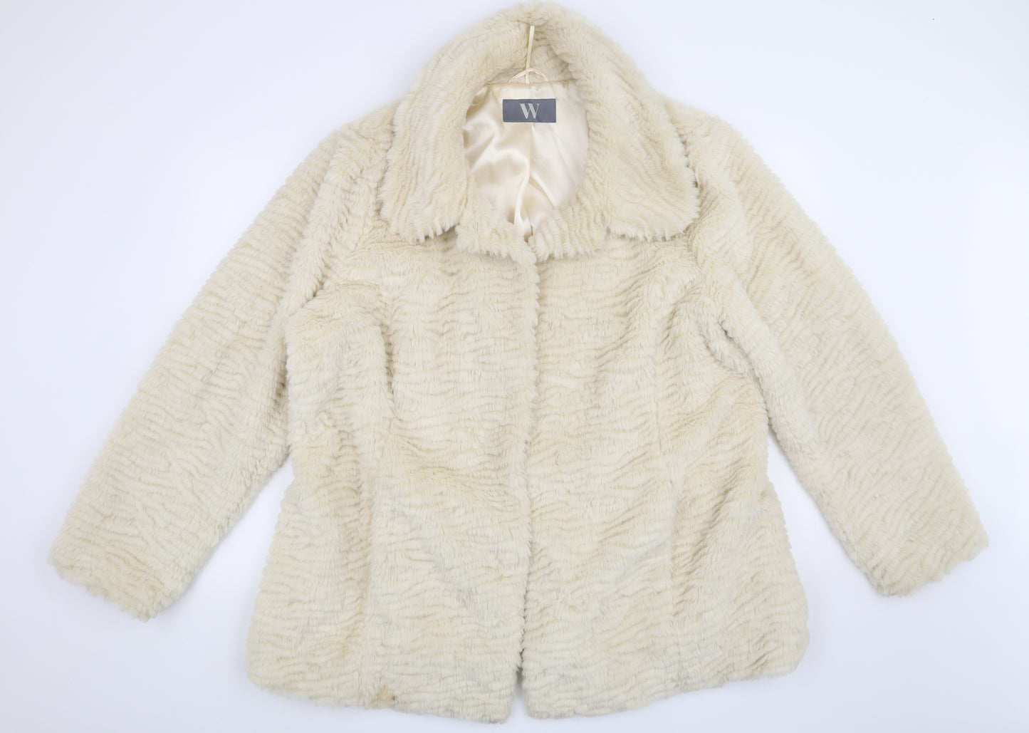 BHS Womens Beige   Overcoat Coat Size XL