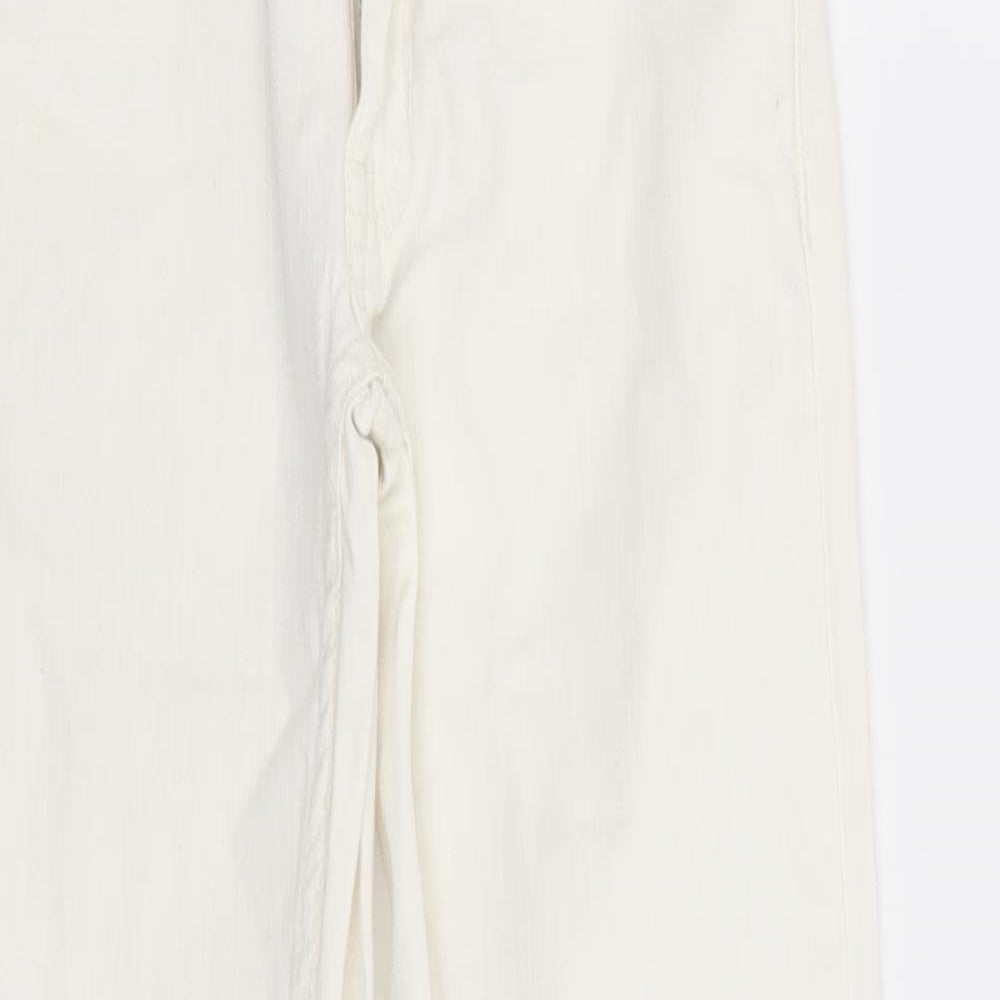 Preworn Boys White   Skinny Jeans Size 8-9 Years