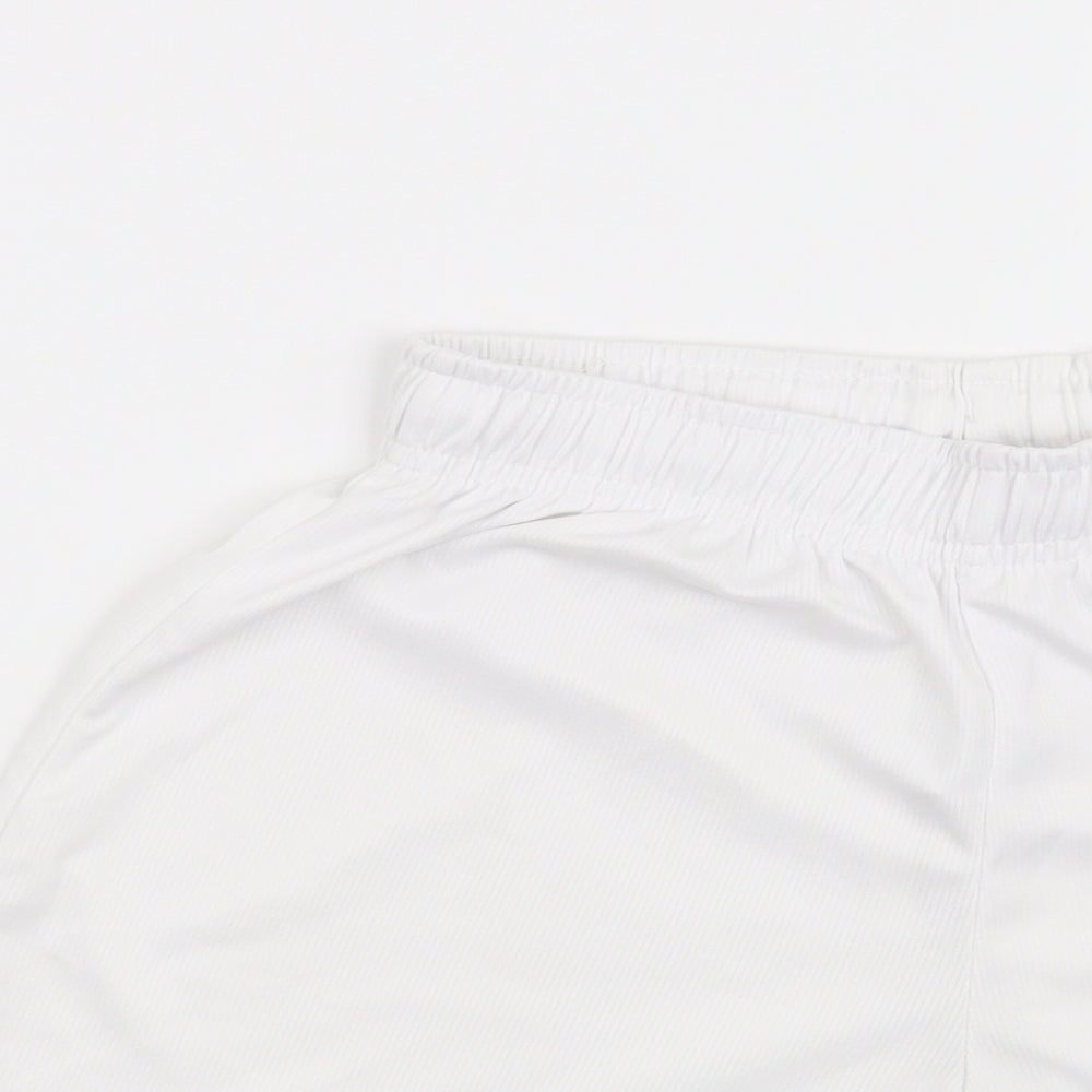 Sondico Boys White   Sweat Shorts Size 11-12 Years