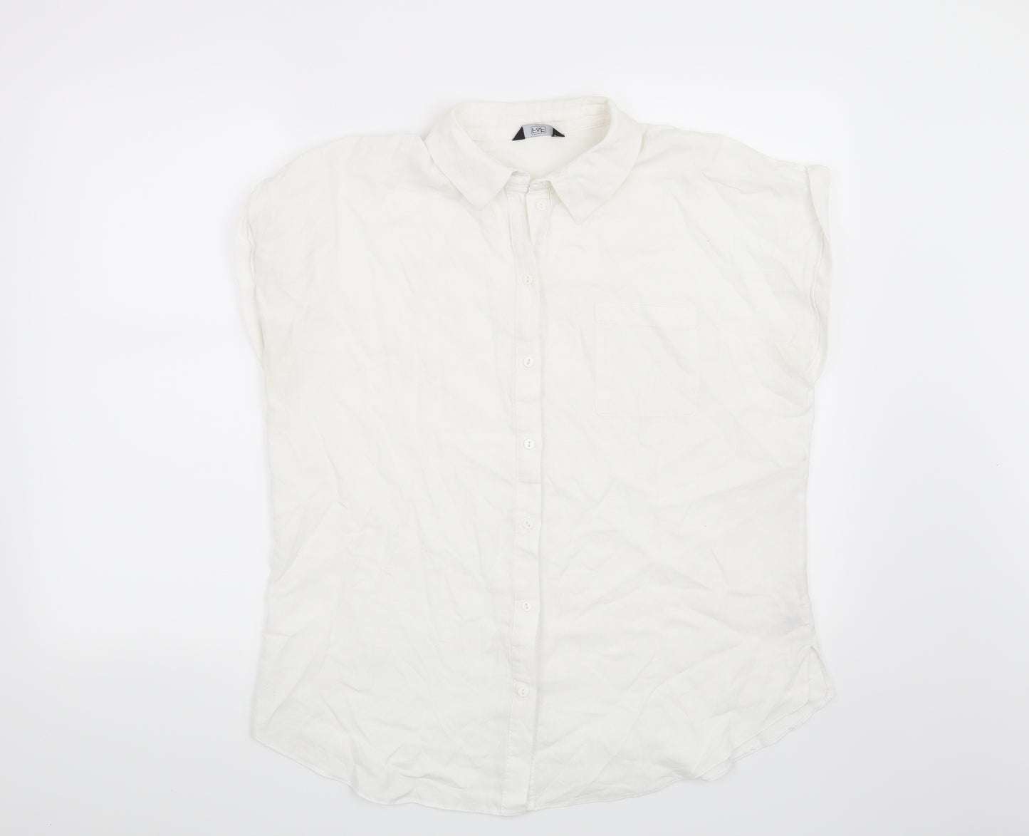 F&F Womens White   Basic Blouse Size 14