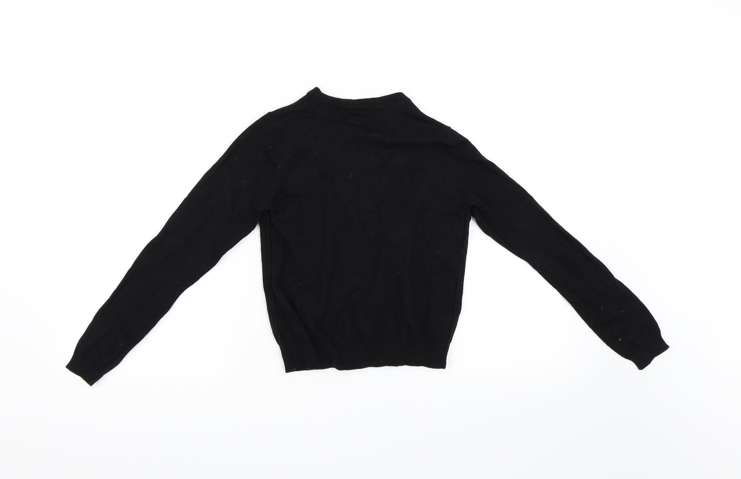 NEXT Girls Black   Cardigan Jumper Size 10 Years