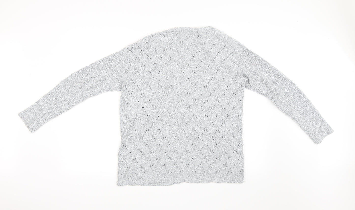 Oasis Womens Grey   Cardigan Jumper Size S