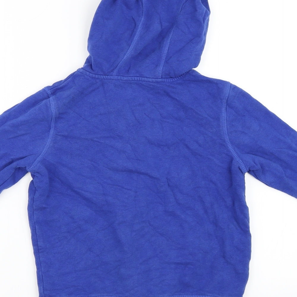 George Boys Blue   Full Zip Hoodie Size 6-7 Years