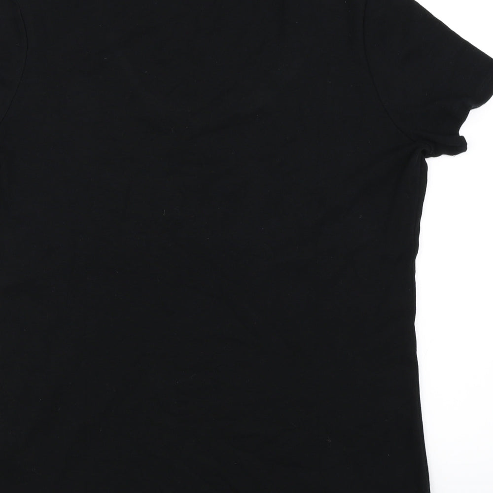Marks and Spencer Womens Black   Basic T-Shirt Size 16