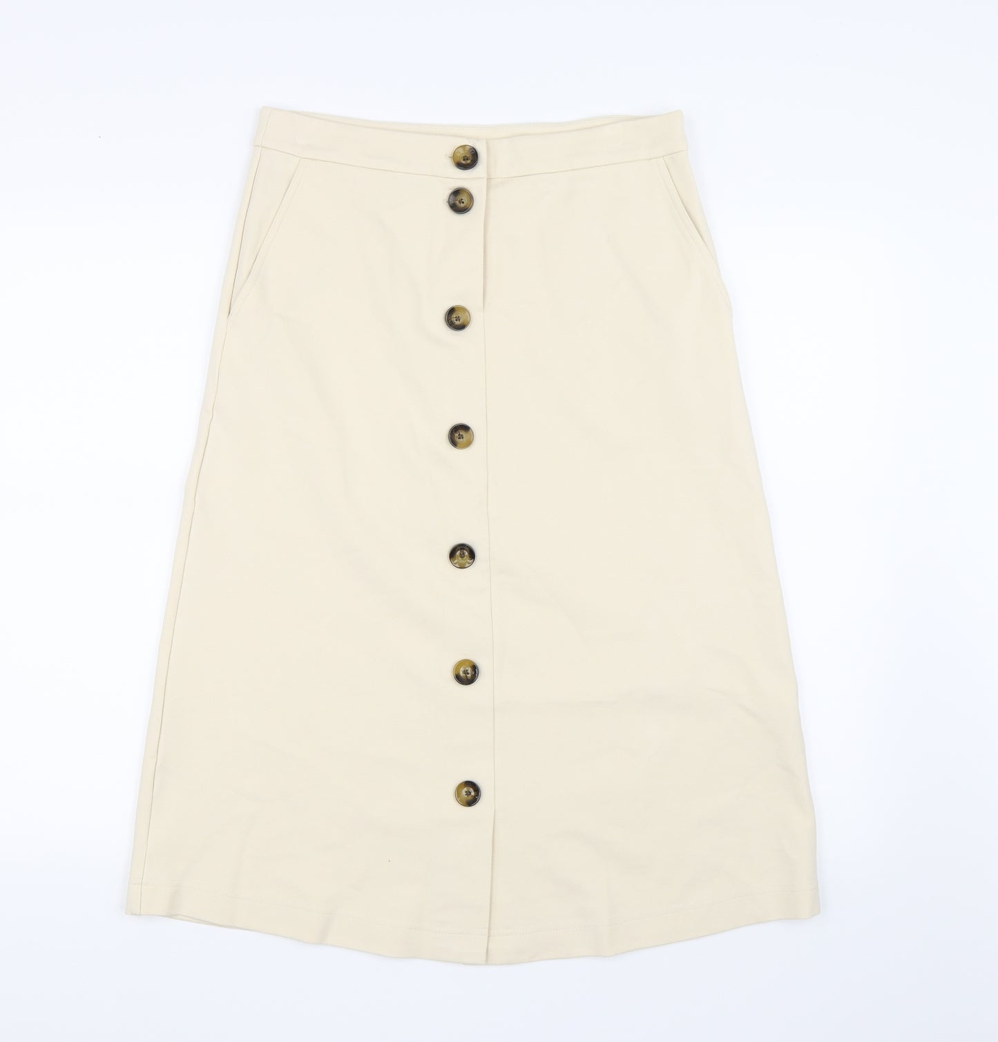 Masai Womens Ivory   A-Line Skirt Size M