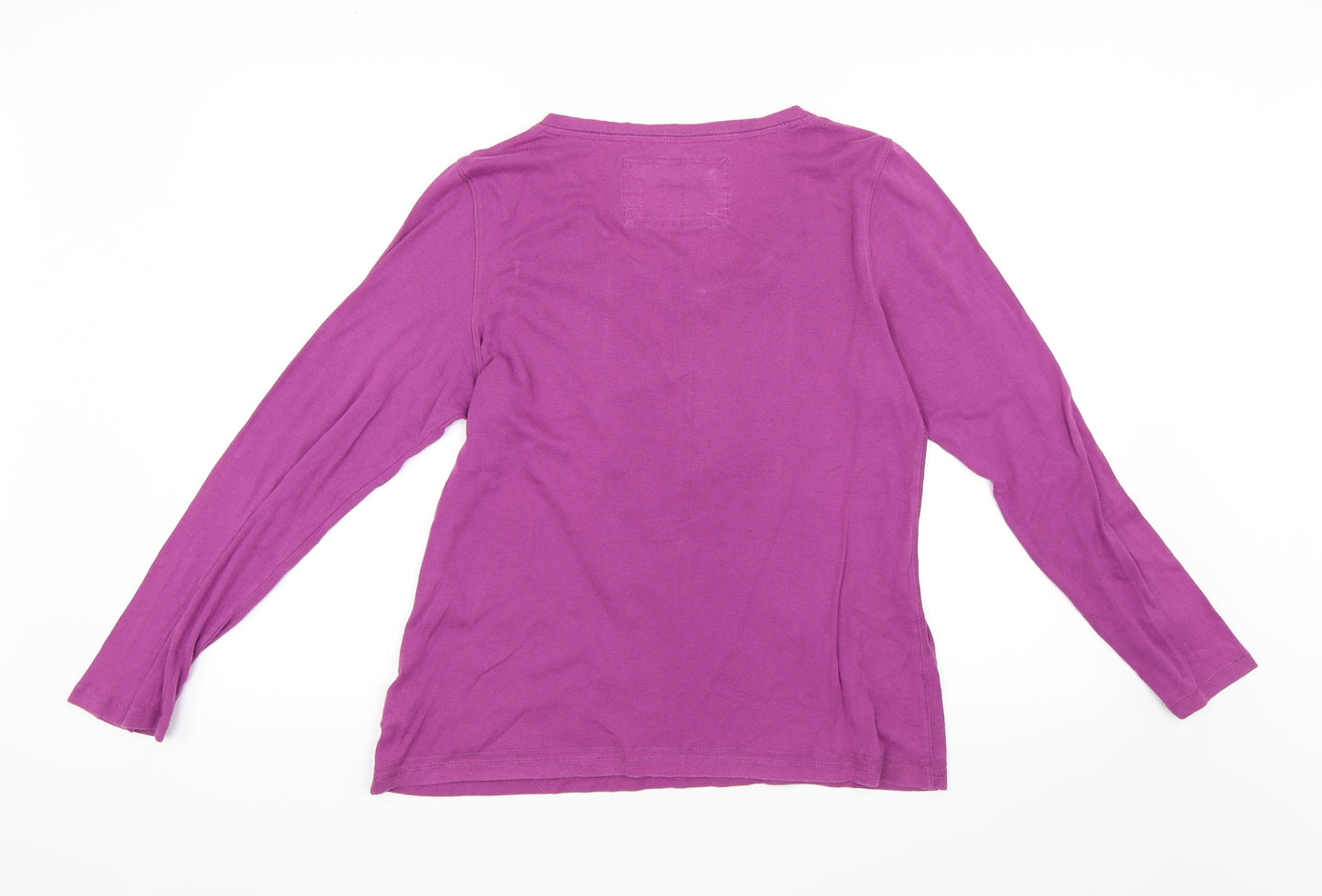Marks and Spencer Womens Purple   Basic T-Shirt Size 14
