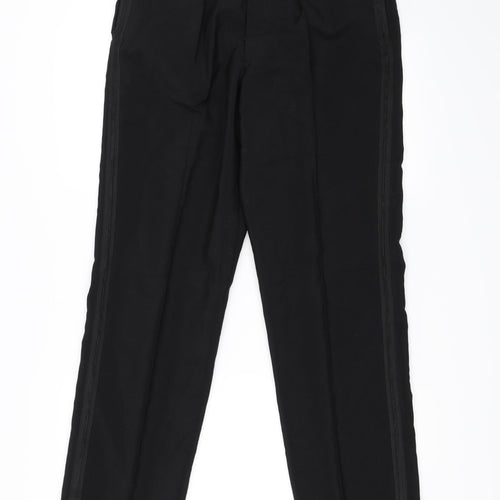 Preworn Mens Black   Trousers  Size 32 in L31 in