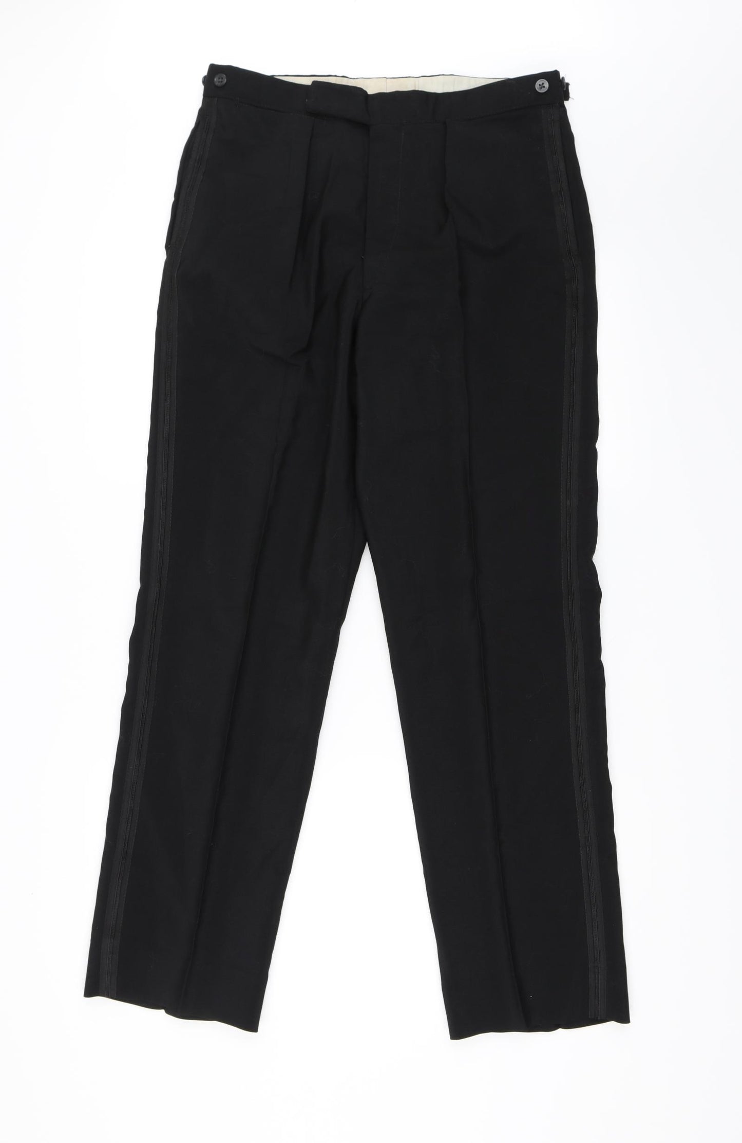 Preworn Mens Black   Trousers  Size 32 in L31 in