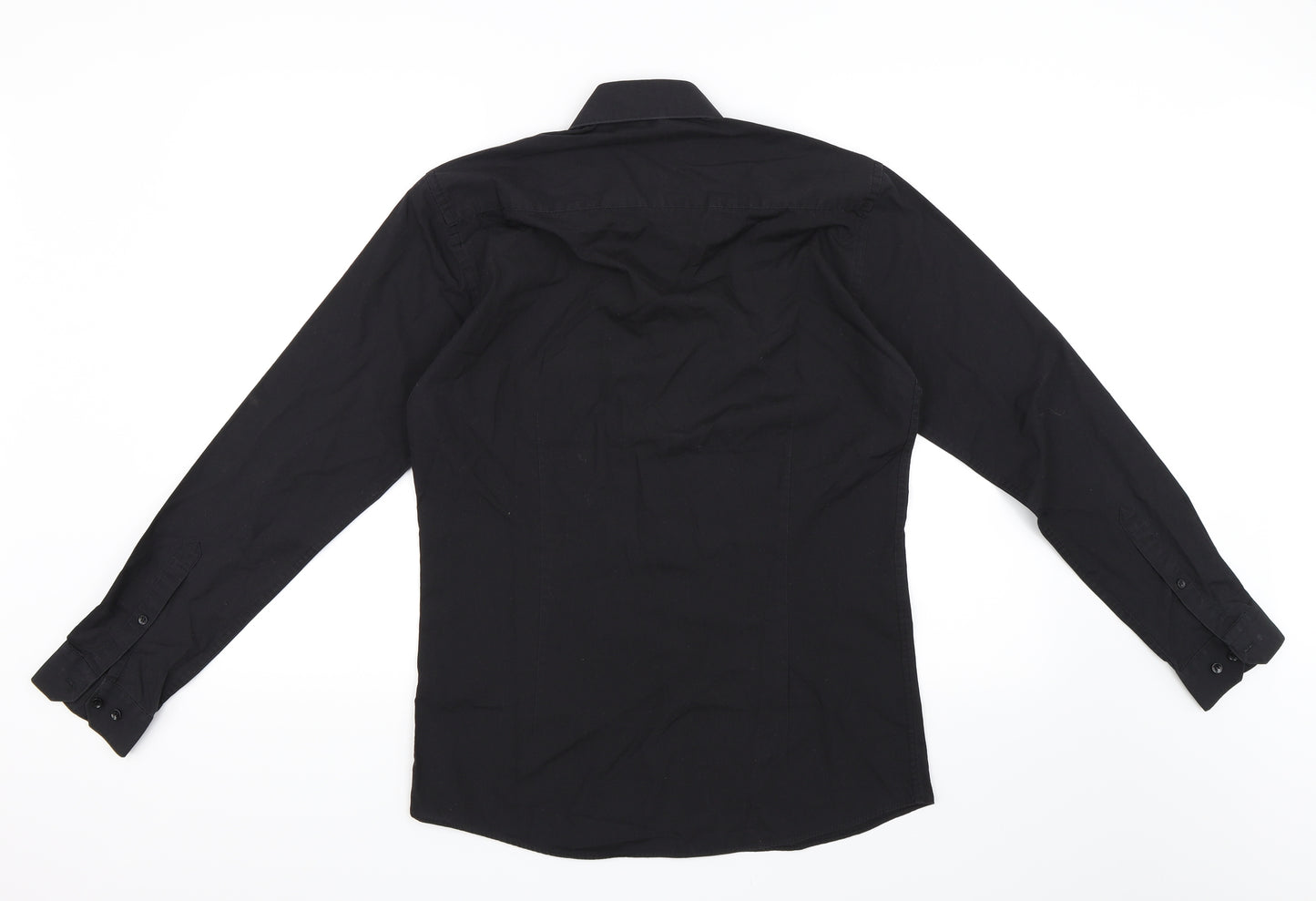 Cedar Wood State Mens Black    Dress Shirt Size 15