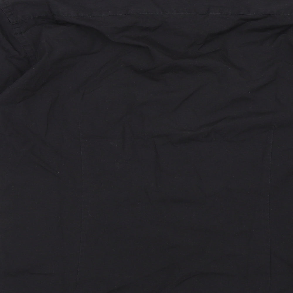 Cedar Wood State Mens Black    Dress Shirt Size 15