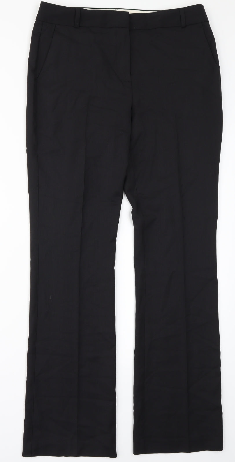 Marks and Spencer Womens Black   Trousers  Size 10 L30 in
