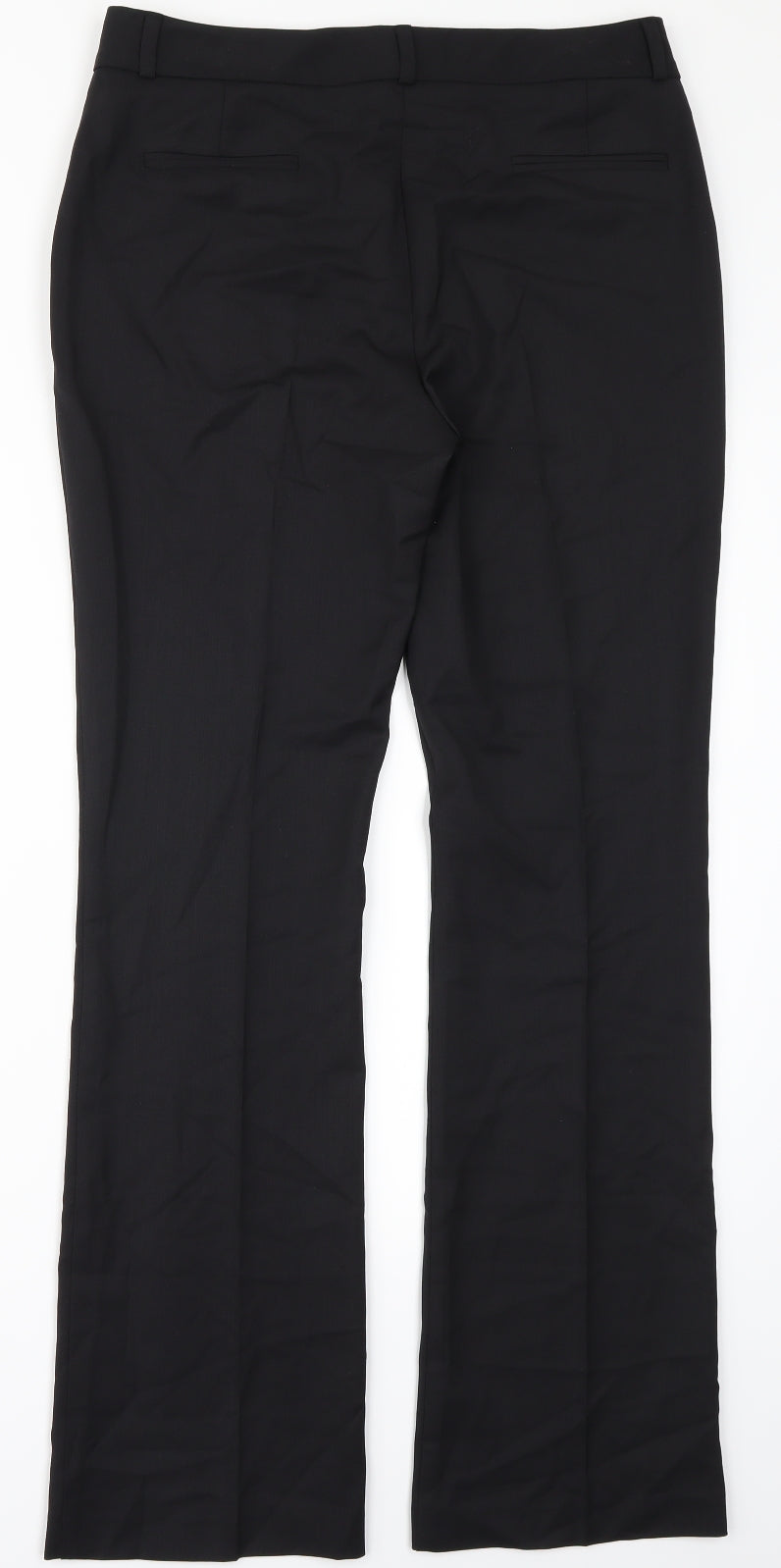 Marks and Spencer Womens Black   Trousers  Size 10 L30 in