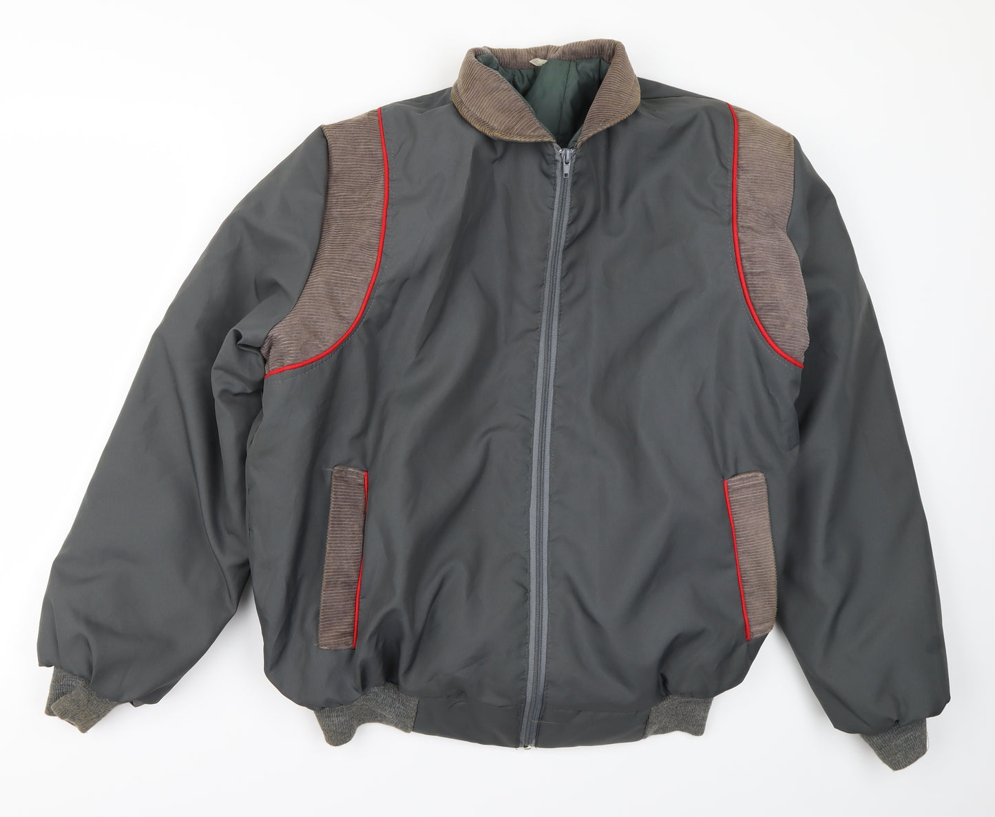 Preworn Mens Grey   Bomber Jacket Coat Size XL