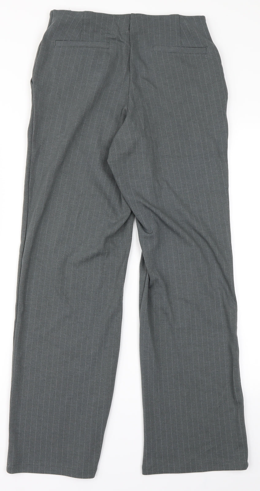 Preworn  Womens Grey Striped  Trousers  Size S L29 in
