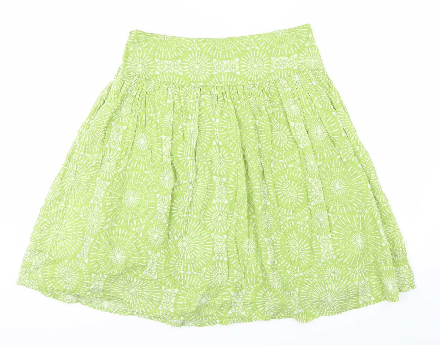 Marks and Spencer Womens Green   Flare Skirt Size 12