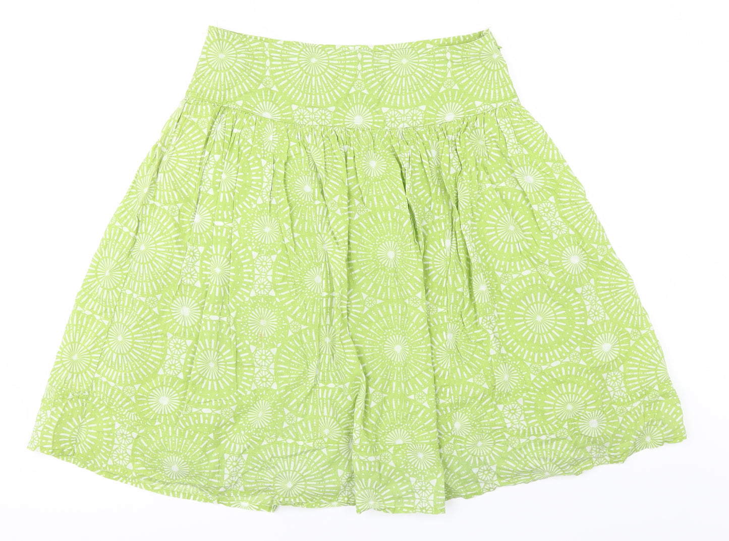 Marks and Spencer Womens Green   Flare Skirt Size 12
