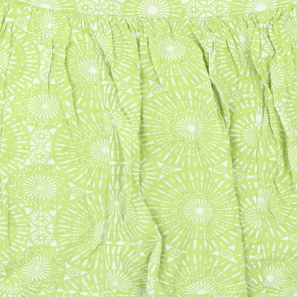 Marks and Spencer Womens Green   Flare Skirt Size 12