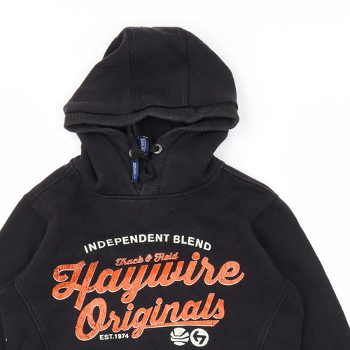 Haywire Boys Black   Pullover Hoodie Size S