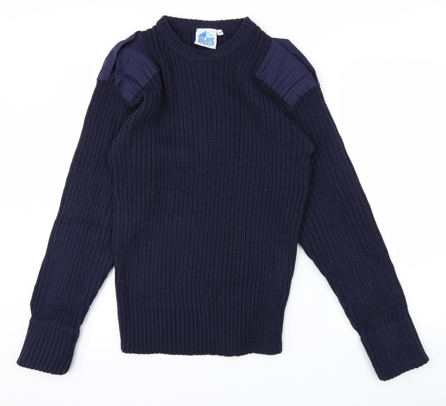 Blue Castle Mens Blue   Pullover Jumper Size M