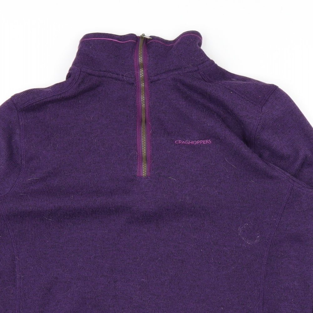 Craghoppers Womens Purple   Pullover Jumper Size 14