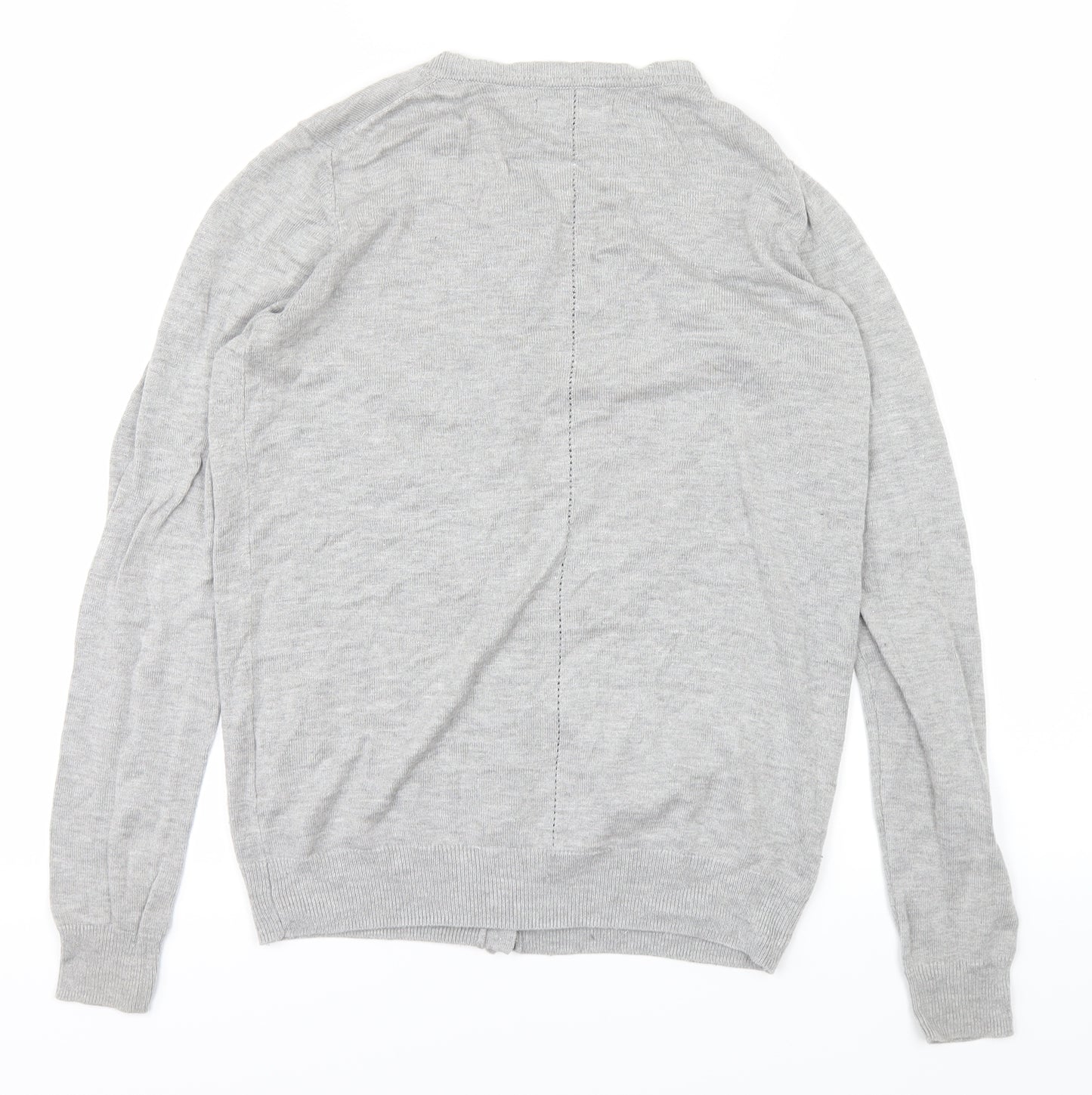 Ellen Reyes Womens Grey   Cardigan Jumper Size S
