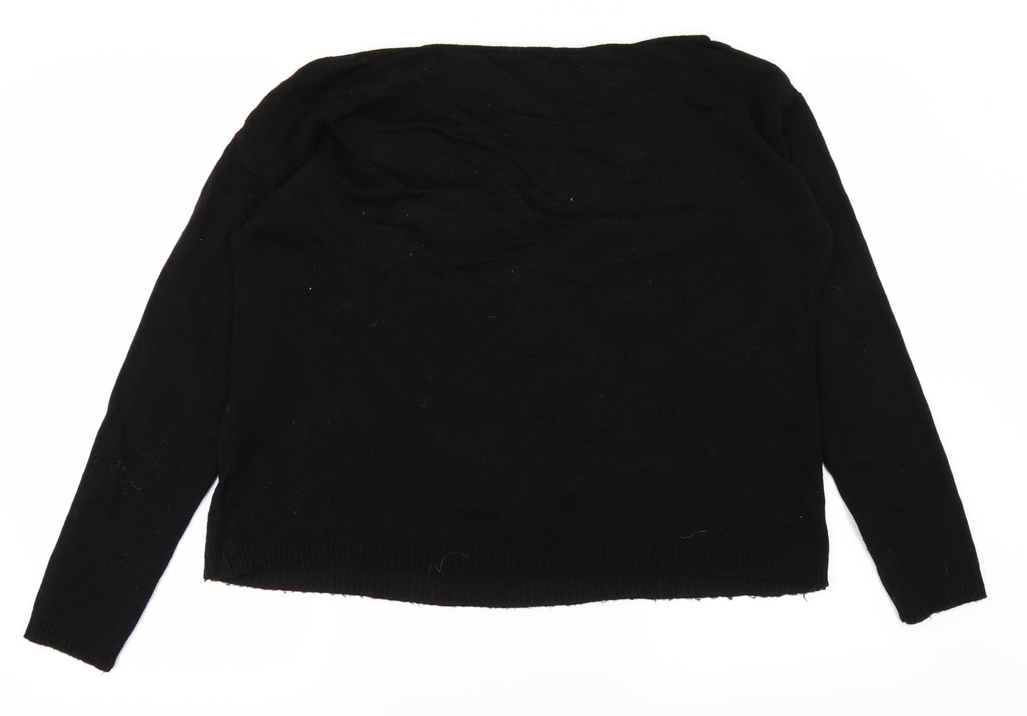 Missguided Womens Black   Pullover Jumper Size 12