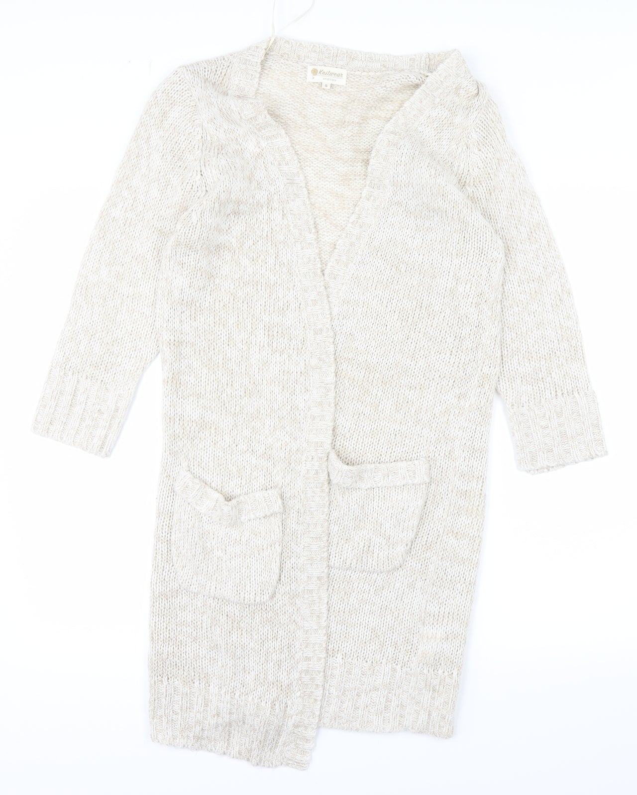 Knitwear Womens White   Cardigan Jumper Size S