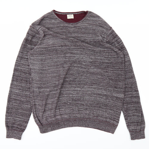 ACW85 Womens Purple   Pullover Jumper Size L