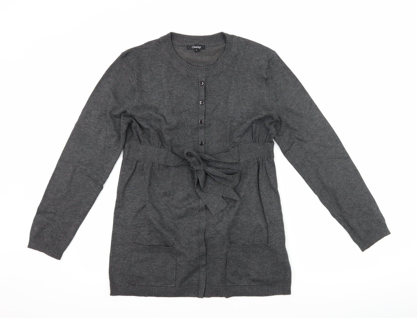 carling Womens Grey   Basic T-Shirt Size L