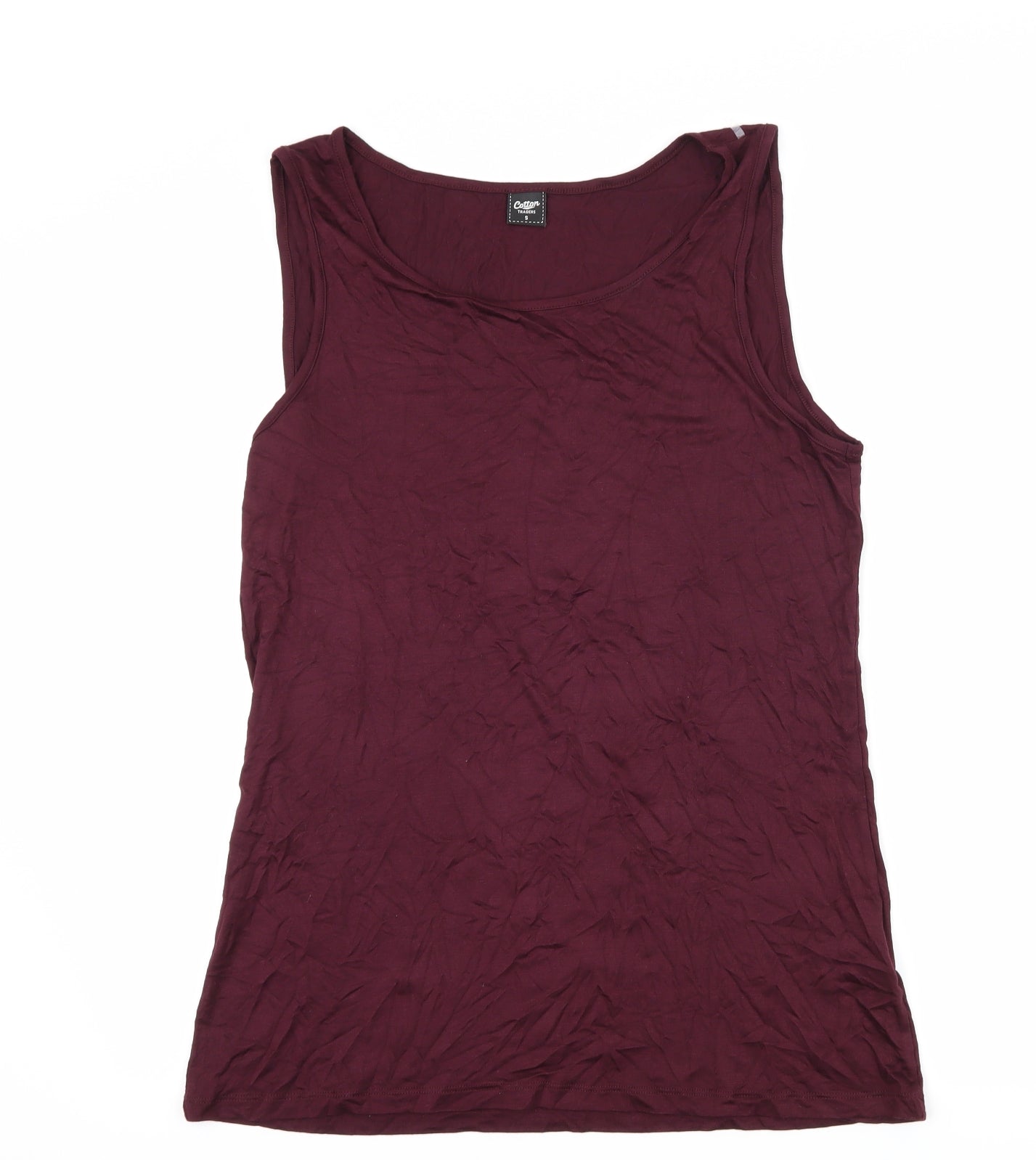 Cotton Traders Womens Purple   Basic Tank Size S