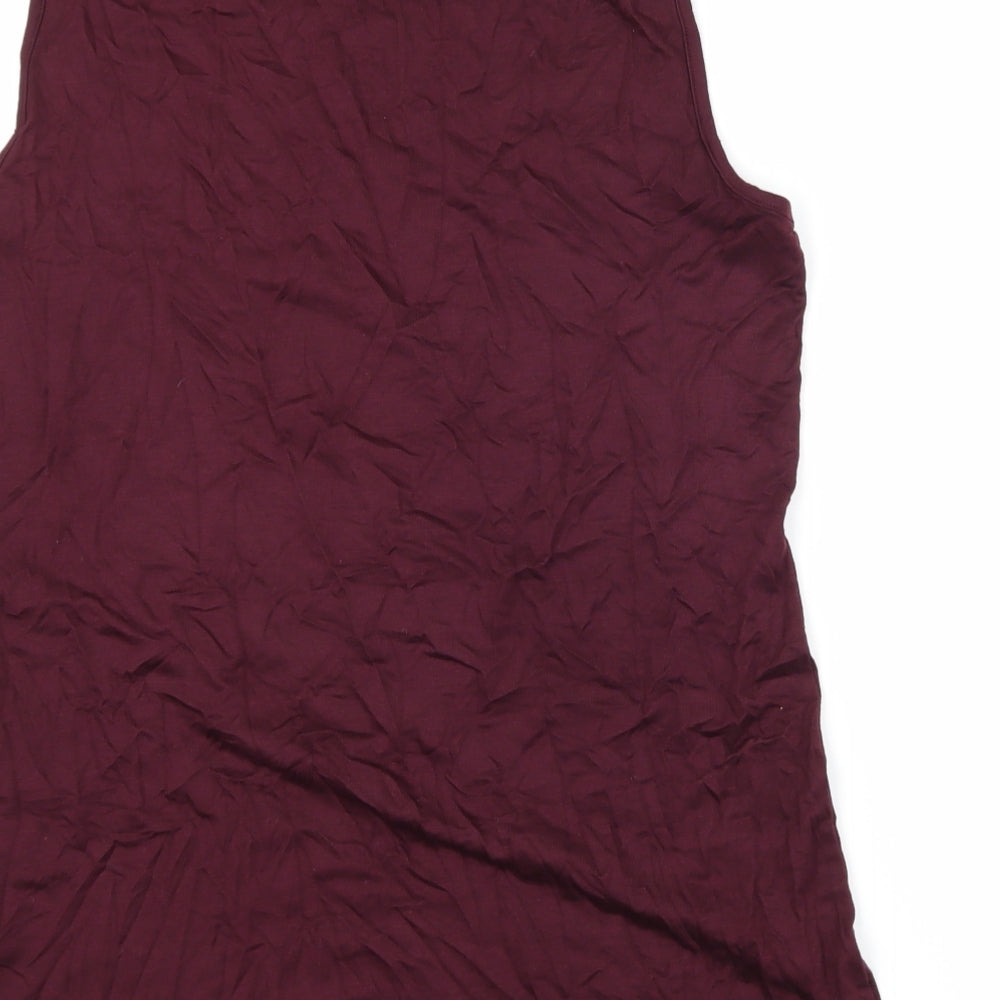 Cotton Traders Womens Purple   Basic Tank Size S