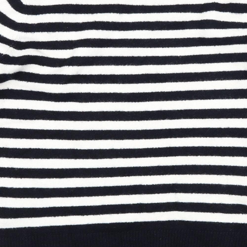 TU Womens Blue Striped  Pullover Jumper Size 12