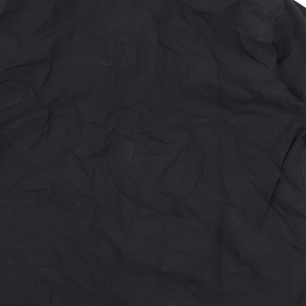 Preworn Mens Black    Dress Shirt Size M
