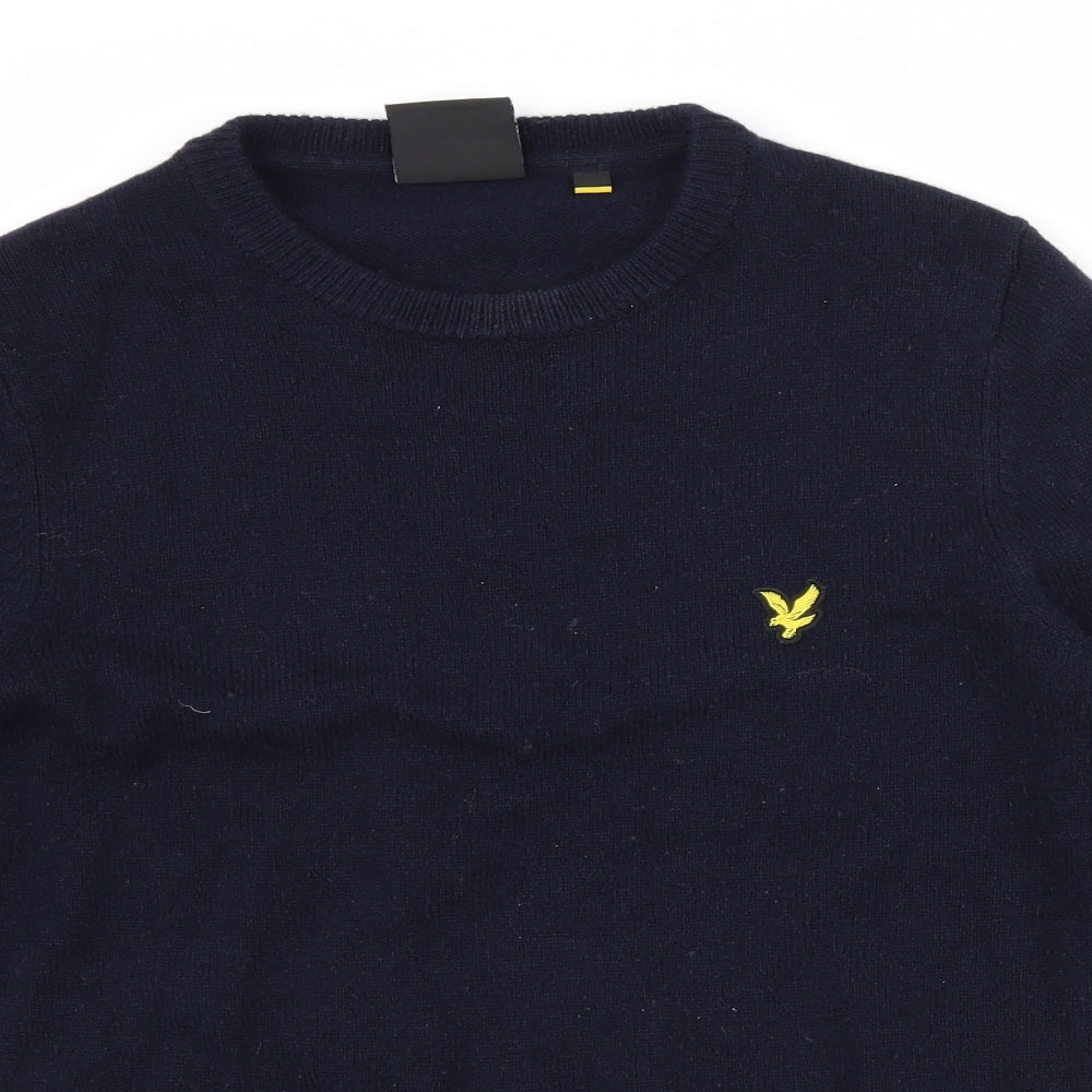 Lyle & Scott Mens Blue   Pullover Jumper Size S