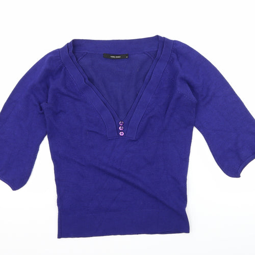 VERO MODA Womens Blue   Pullover Jumper Size XS