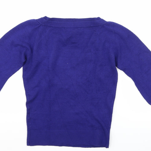 VERO MODA Womens Blue   Pullover Jumper Size XS
