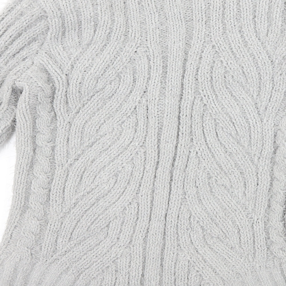 Marks and Spencer Womens Grey   Cardigan Jumper Size S