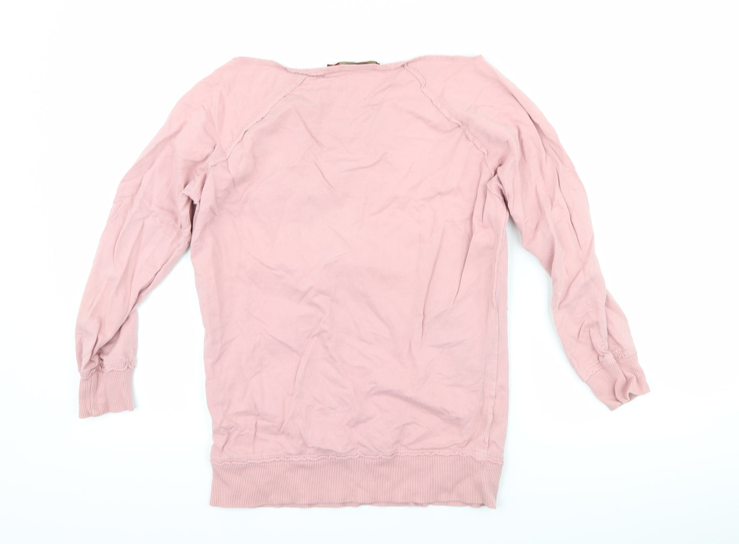 River Island Womens Pink   Pullover Sweatshirt Size 8  - graphic
