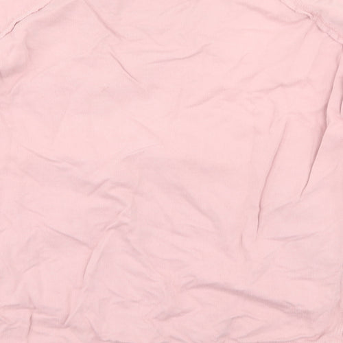 River Island Womens Pink   Pullover Sweatshirt Size 8  - graphic