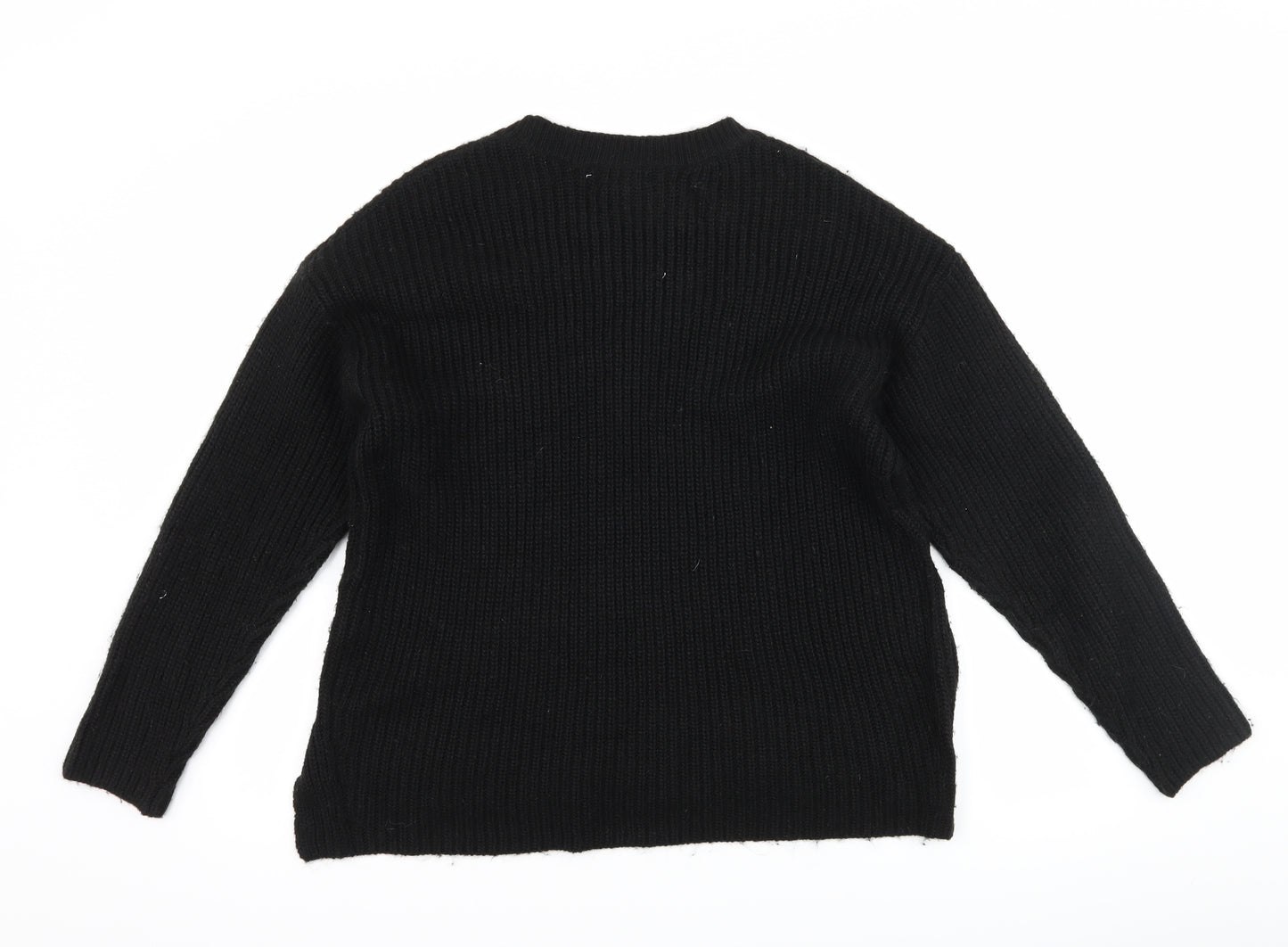 New Look Womens Black   Pullover Jumper Size M