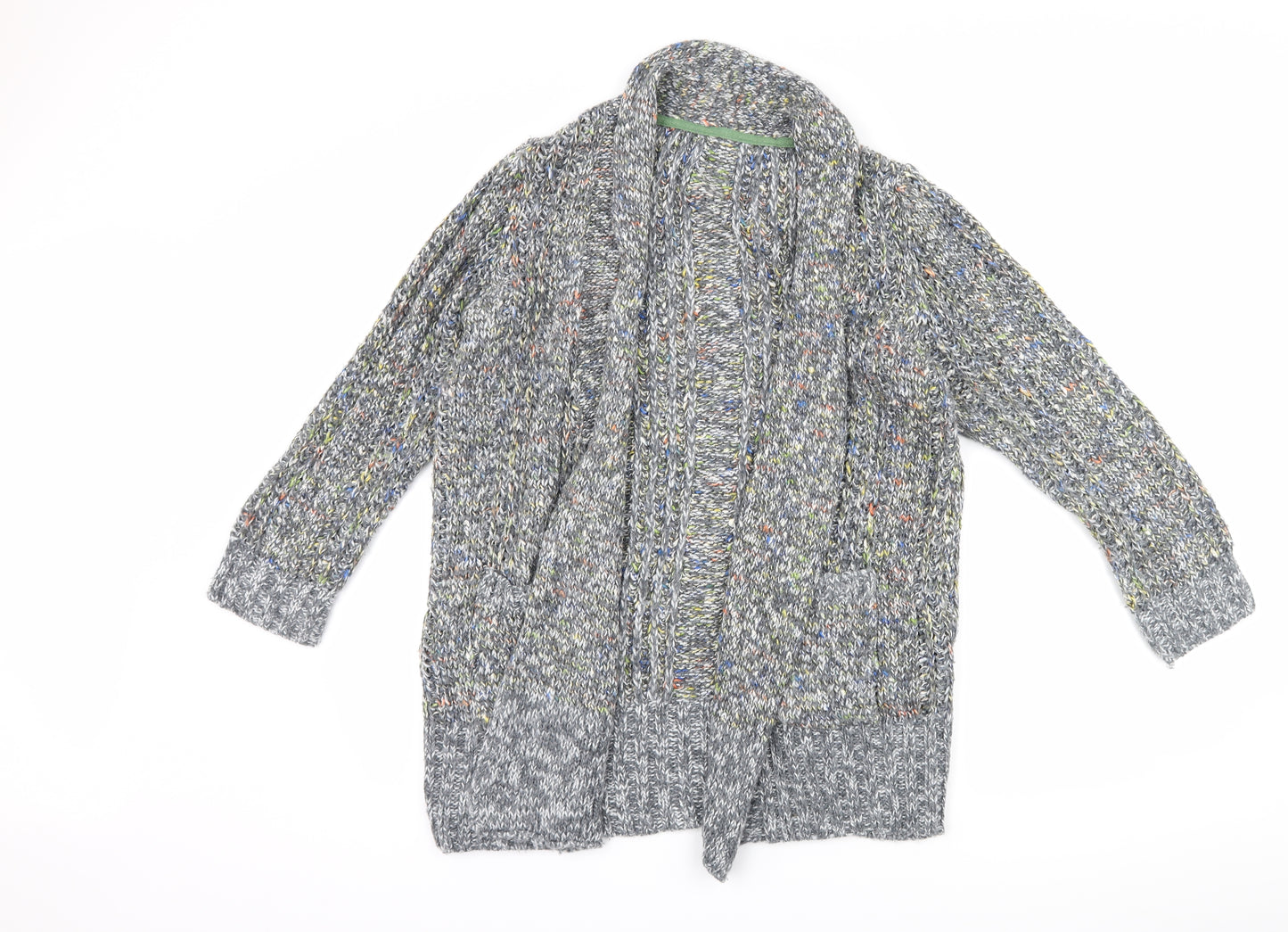 Per Una Womens Grey   Cardigan Jumper Size 14