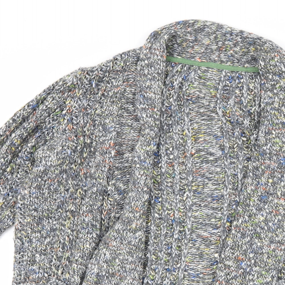 Per Una Womens Grey   Cardigan Jumper Size 14